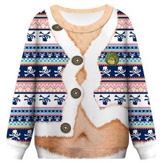 Funny Faux Belly Ugly Christmas Sweater For Men & Women | Favorety DE