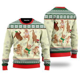 Funny Sexy Man Dance Ugly Christmas Sweater For Men & Women | Favorety CA