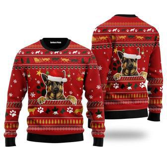 German Shepherd Dog Ugly Christmas Sweater For Men & Women | Favorety AU