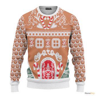 Gingerbread House Ugly Christmas Sweater | Favorety CA