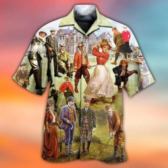 Golf Aloha Hawaiian Shirt For Summer, Golf Vintage Hawaiian Shirt - Perfect Gift For Men, Women, Golfer - Seseable