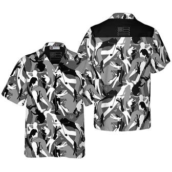 Golf Hawaiian Shirt Camouflage Seamless Pattern, Golf Hawaiian Shirt, Camouflage Seamless Aloha Shirt - Perfect Gift For Men, Women, Friend, Family - Seseable