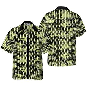 Golf Hawaiian Shirt, Golf Ball Texture Digital Camo Hawaiian Shirt, Golf Pattern Aloha Shirt- Perfect Gift For Men, Women, Golf Lover, Friend, Family - Seseable