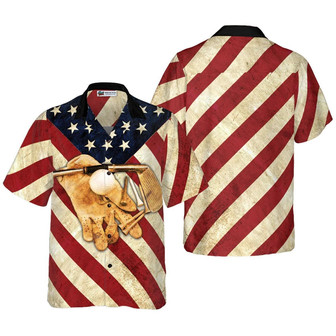 Golf Hawaiian Shirt, Golf Flag Vintage Hawaiian Shirt, Vintage Golf Aloha Shirt - Perfect Gift For Men, Women, Golf Lover, Friend, Family | Seseable UK