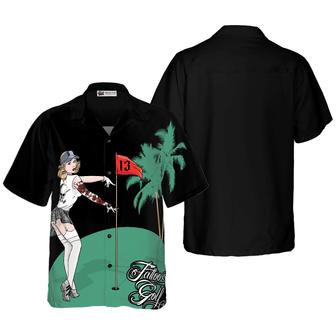 Golf Hawaiian Shirt, Golf Pin High, Colorful Summer Aloha Hawaiian Shirt For Men Women, Perfect Gift For Friend, Golf Lover, Golfers - Seseable