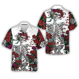 Grateful Dead Skull Hawaiian Shirt - Perfect Gift For Friend, Family | Favorety AU