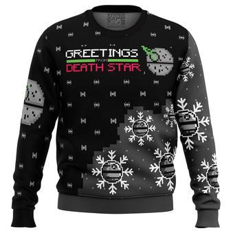 Greetings From Death Star Wars Ugly Christmas Sweater | Favorety DE