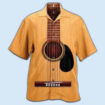 Guitar Amazing Music Basic Aloha Hawaiian Shirt For Summer, Guitar Hawaiian Shirts Matching Outfit For Men Women, Music Guitar Lovers - Seseable