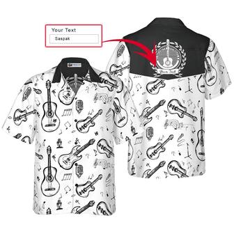 Guitarist Personalized Aloha Hawaiian Shirt, Guitar Custom Name Hawaiian Shirt For Summer - Perfect Gift For Men, Women, Guitar Lover, Friend, Family - Seseable