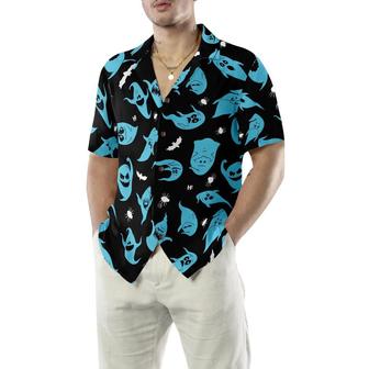 Halloween Hawaiian Shirt - Ghosts Halloween Aloha Hawaiian Shirt, Spider Hawaiian Shirt - Perfect Gift For Lover, Friend, Family - Seseable