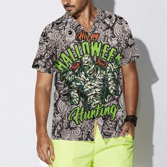 Halloween Vintage Scary Mummy Hawaiian Shirt- Perfect Gift For Lover, Friend, Family | Seseable UK