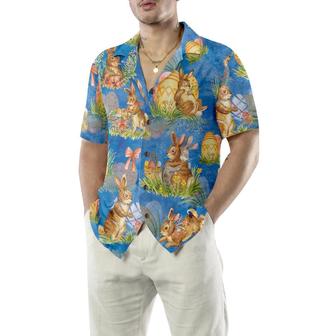 Happy Easter Day Bunny Hawaiian Shirt - Perfect Gift For Bunny Lover, Friend, Family - Seseable