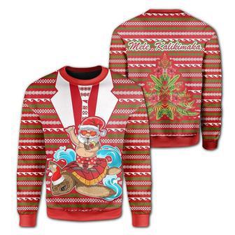 Hawaii Mele Kalikimaka Ugly Christmas Sweater For Men & Women | Favorety AU