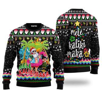 Hawaiian Santa Claus Mele Kalikimaka Ugly Christmas Sweater For Men & Women | Favorety UK