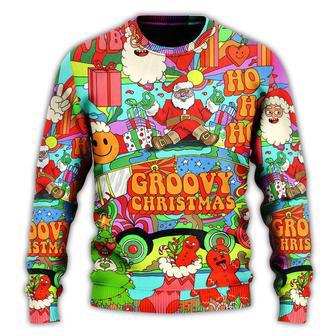 Hippie Santa Bus Peace Ugly Christmas Sweaters | Favorety AU