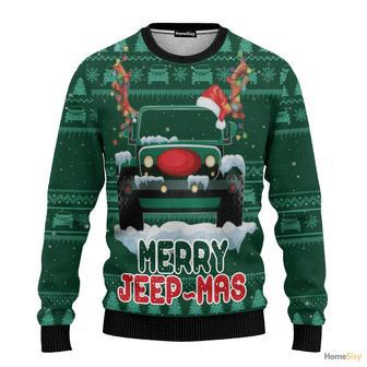 Hobby Merry Jeep Mas Ugly Christmas Sweater | Favorety DE