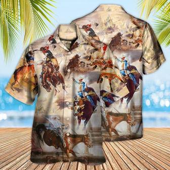 Horse Hawaiian Shirt For Summer - Horse Legacy Is Beautiful Rodeo Hawaiian Shirt, Bull Riding Hawaiian Shirt - Perfect Gift For Men, Horse Lovers, Horse Racing Lovers - Seseable