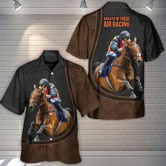 Horse Hawaiian Shirt For Summer - Horse Riding Horse Leather Style For Geoff Hawaiian Shirt - Perfect Gift For Men, Horse Racing Lovers - Seseable