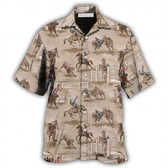 Horse Hawaiian Shirt For Summer - Horse Style Lover Play Hawaiian Shirt - Horse Riding Hawaiian Shirt - Perfect Gift For Men, Horse Racing Lovers - Seseable