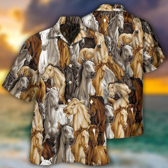 Horse Hawaiian Shirt For Summer - Horse Vintage Unique Style Hawaiian Shirt - Perfect Gift For Men, Horse Lovers, Horse Racing Lovers | Seseable UK