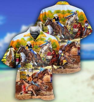 Horse Hawaiian Shirts For Summer - Horse Barrel Racing Ride It Like You Stole It Hawaiian Shirt - Perfect Gift For Men, Horse Racing Lovers, Horse Lovers - Seseable