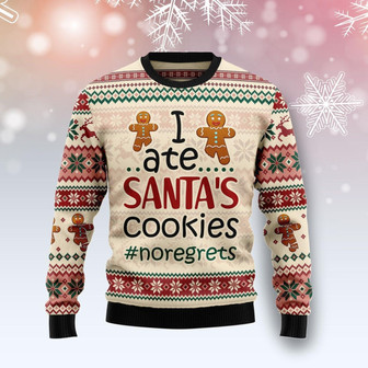 I Ate Santa‘s Cookie Christmas Funny Ugly Sweater - Thegiftio UK