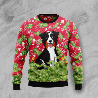 I Work Hard So That My Dog Can Have A Better Life Funny Ugly Sweater - Thegiftio UK