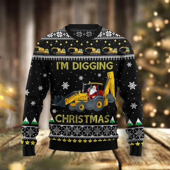 I'm Digging Christmas Funny Ugly Sweater - Thegiftio UK