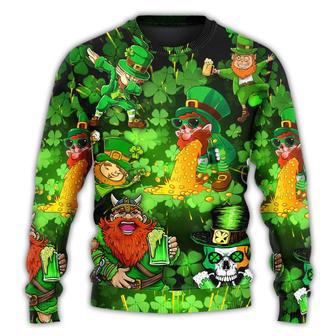 Irish Beer St Patrick's Day Viking Skull Leprechaun Gnome Ugly Sweaters | Favorety CA