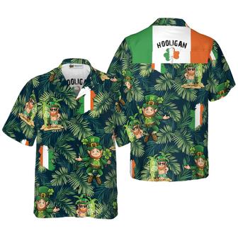 Irish Hooligan Saint Paddy's Day Hawaiian Shirt, Colorful Summer Aloha Shirts For Men Women, Perfect Gift For Husband, Wife, St. Patrick's Day - Seseable