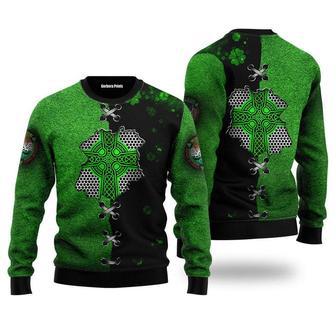 Irish St.Patrick Celtic Knot Ugly Christmas Sweater For Men & Women | Favorety