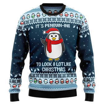 It's Penguin-ing Ugly Christmas Sweater - Thegiftio UK