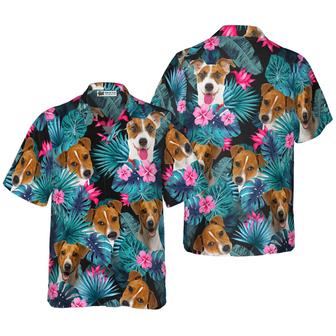Jack Russell Terrier Hawaiian Shirt, Tropical Colorful Summer Aloha Shirt For Men Women, Perfect Gift For Friend, Family, Dog Lovers, Dog Mom Dad - Seseable