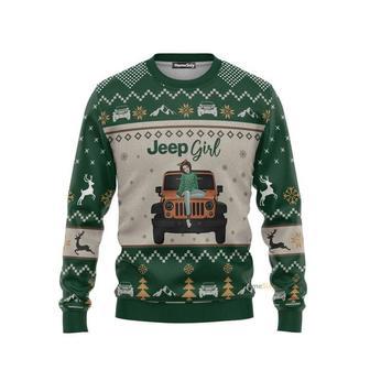 Jeep Girl Classy Sassy And A Bit Smart Assy Ugly Christmas Sweater | Favorety AU