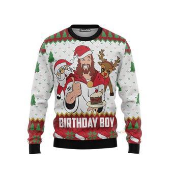 Jesus Birthday Boy Ugly Christmas Sweater | Favorety DE