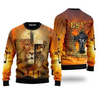 Jeus Is My God Ugly Christmas Sweater For Men & Women | Favorety DE