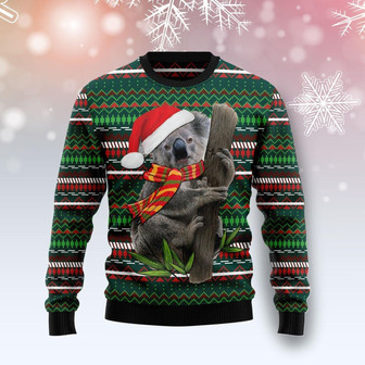 Koala And Tree Xmas Christmas Funny Ugly Sweater - Thegiftio UK