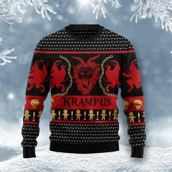 Krampus Christmas Red Funny Ugly Sweater | Favorety CA