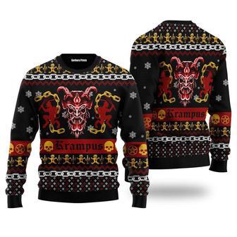 Krampus Horror Ugly Christmas Sweater For Men & Women | Favorety