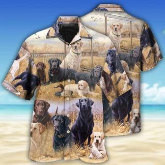 Labrador Retriever Aloha Hawaii Shirt - Labrador Retriever Hunting Dog Lovely Hawaiian Shirt For Summer - Perfect Gift For Dog Lovers, Friend, Family - Seseable