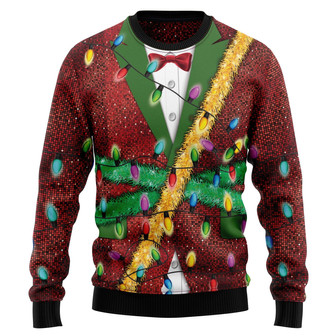 Light Ugly Christmas Sweater For Men And Women - Thegiftio UK