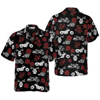 Live Love Motorbike Hawaiian Shirt, Colorful Summer Aloha Shirt For Men Women, Gift For Friend, Team, Motorbike Lovers | Seseable UK