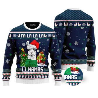 Llama Christmas Ugly Christmas Sweater For Men & Women | Favorety CA