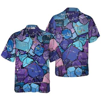 Math Aloha Hawaiian Shirt, Math Digital Pattern Hawaiian Shirt, Math Hawaiian Shirt For Summer - Perfect Gift For Men, Women, Math Lover, Friend - Seseable