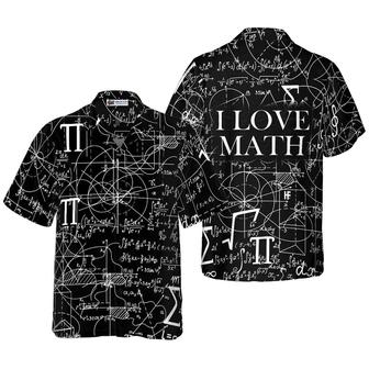 Math Aloha Hawaiian Shirt, Math Seamless Pattern Hawaiian Shirt, Math Hawaiian Shirt For Summer - Perfect Gift For Men, Women, Math Lover, Friend - Seseable