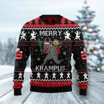 Merry Krampus Ugly Christmas Sweater For Men & Women | Favorety CA