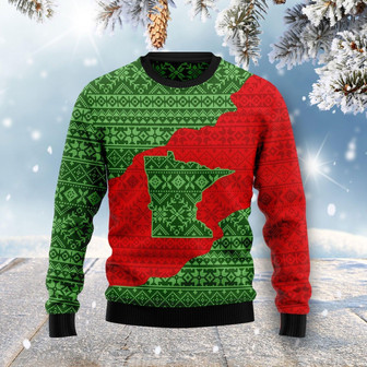 Minnesota Lover Funny Ugly Sweater - Thegiftio UK