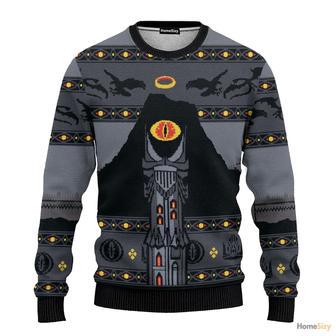 Mordor Lord Of The Rings Adult Ugly Sweater For Men And Women | Favorety