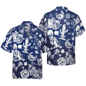 Motorbike Lover Motorcycle Hawaiian Shirt, Colorful Summer Aloha Shirt For Men Women, Gift For Friend, Team, Motorcycle Lovers | Seseable UK