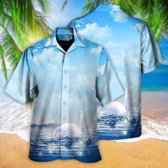 Music Hawaiian Shirt, Music Blue Sky Hawaiian Shirt, Music Sounds Of Nature Aloha Shirt For Men And Women - Perfect Gift For Music Lovers - Seseable